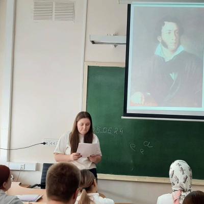 Интерактивная беседа «Отец литературы А.С. Пушкин»